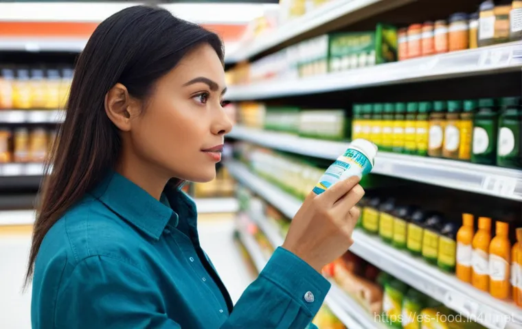 헬스케어 관련 제품 구매 - **Prompt:** A focused, adult woman (25-40 years old, diverse ethnicity, casually dressed in a tastef...